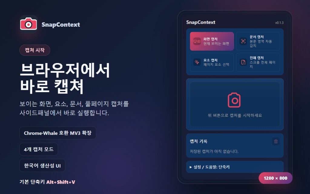 4가지 캡처 모드